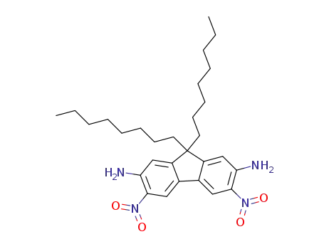 3,6-dinitro-9,9-dioctylfluorene-2,7-diamine