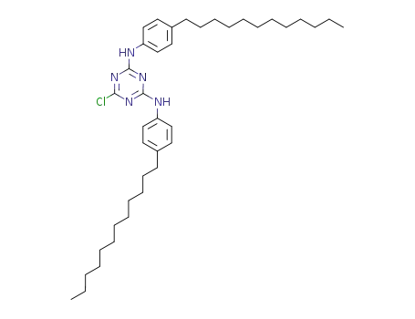 2,4-bis(p-dodecylphenylamino)-6-chloro-1,3,5-triazine
