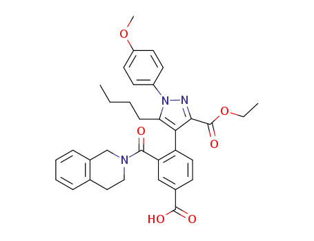 C<sub>34</sub>H<sub>35</sub>N<sub>3</sub>O<sub>6</sub>