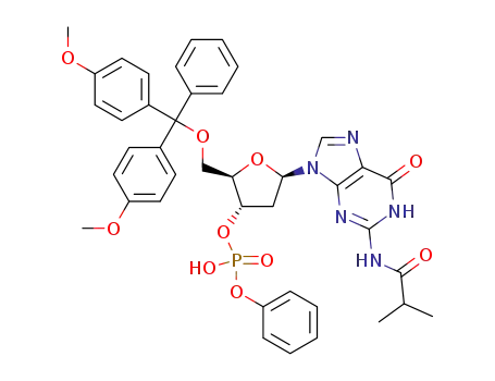 C<sub>41</sub>H<sub>42</sub>N<sub>5</sub>O<sub>10</sub>P