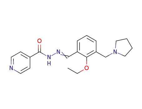 N-(2-ethoxy-3-((pyrrolidin-1-yl)methyl)benzylidene)isonicotinohydrazide