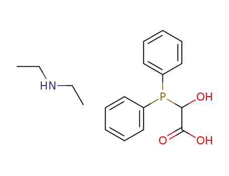 Molecular Structure of 1384754-29-3 (diethylammonium diphenylphosphinoglycolate)