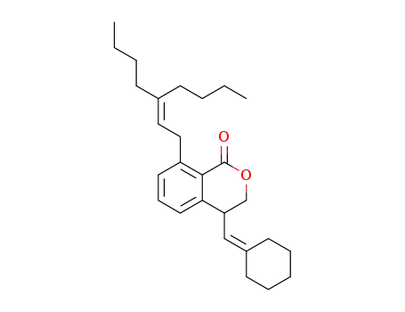 8-(3-butylhept-2-enyl)-4-(cyclohexylidenemethyl)isochroman-1-one