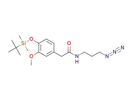 N-(3-azidopropyl)-2-(4-(tert-butyldimethylsilyloxy)-3-methoxyphenyl)acetamide