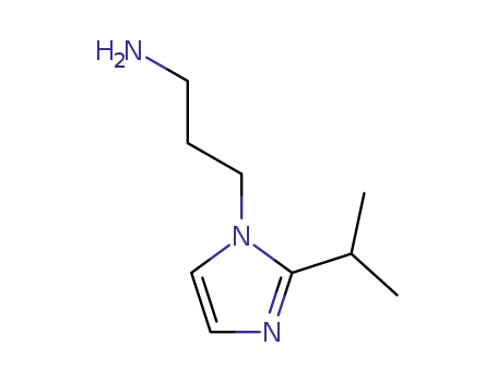 Molecular Structure of 733756-66-6 (1H-Imidazole-1-propanamine,2-(1-methylethyl)-(9CI))