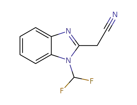 2-[1-(difluoromethyl)-1H-1,3-benzodiazol-2-yl]acetonitrile
