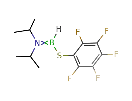 ((CH<sub>3</sub>)2CH)2NBHSC<sub>6</sub>F<sub>5</sub>