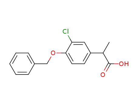 2-(4-Benzyloxy-3-chloro-phenyl)-propionic acid