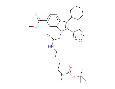 C<sub>32</sub>H<sub>43</sub>N<sub>3</sub>O<sub>6</sub>