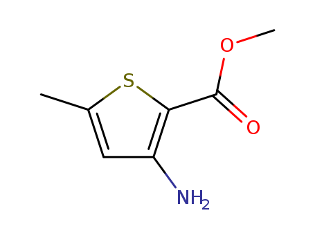 2-Thiophenecarboxylicacid, 3-amino-5-methyl-, methyl ester(76575-71-8)
