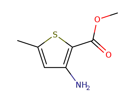 Molecular Structure of 76575-71-8 (METHYL 3-AMINO-5-METHYLTHIOPHENE-2-CARBOXYLATE)