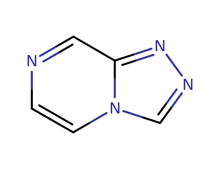 1,2,4-Triazolo[4,3-a]pyrazine(9CI)