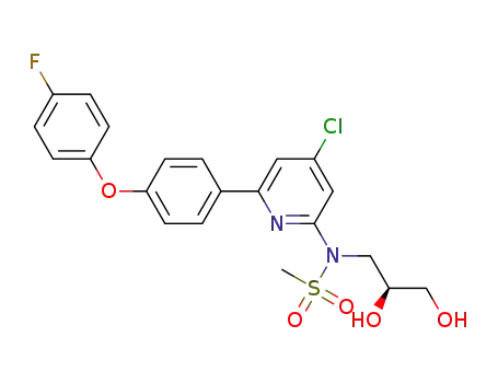 (S)-N-(4-chloro-6-(4-(4-fluorophenoxy)phenyl)pyridin-2-yl)-N-(2,3-dihydroxypropyl)methanesulfonamide