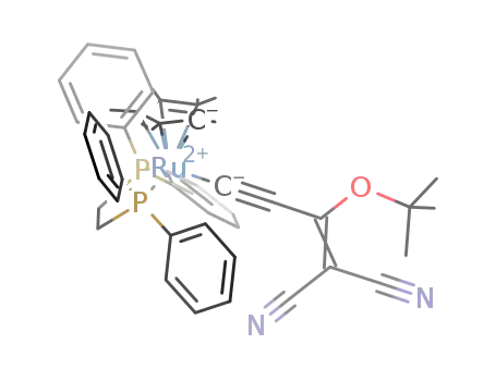 Ru(CCC(OBut)=C(CN)2)(dppe)(η5-C5Me5)