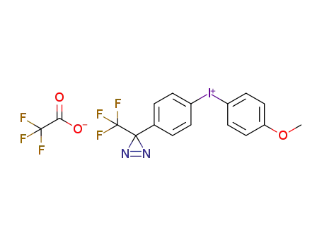 (4-methoxyphenyl)-[4-(3-trifluoromethyl-3H-diazirin-3-yl)phenyl]iodonium trifluoroacetate