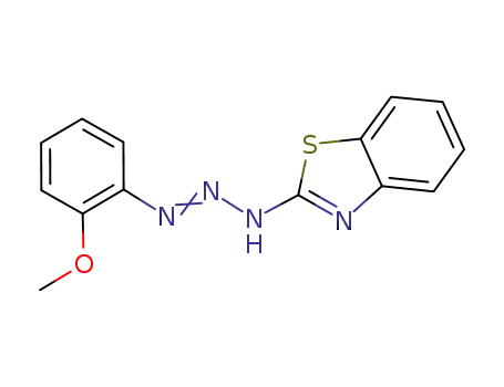 1-[(2-methoxy)benzene]-3-[benzothiazole]triazene
