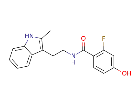 2-fluoro-4-hydroxy-N-(2-(2-methyl-1H-indol-3-yl)ethyl)benzamide