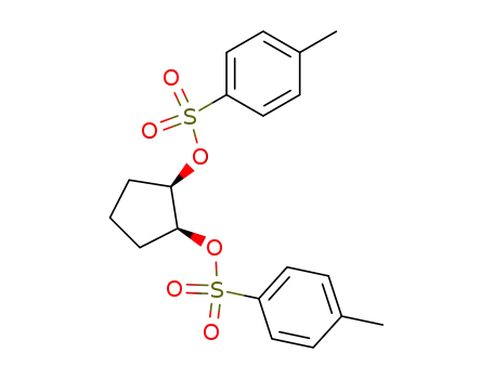 Molecular Structure of 876605-79-7 (<i>cis</i>-1,2-bis-(toluene-4-sulfonyloxy)-cyclopentane)