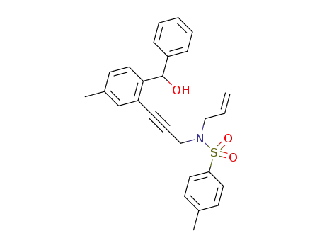 N-allyl-N-(3-(2-(hydroxy(phenyl)methyl)-5-methylphenyl)prop-2-yn-1-yl)-4-methylbenzenesulfonamide