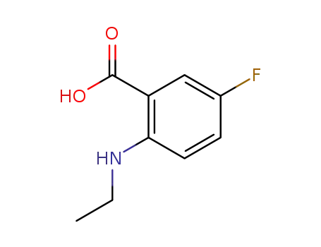 2-(ethylamino)-5-fluorobenzoic acid