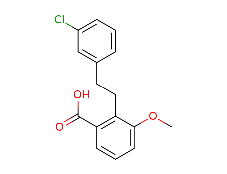 2-[2-(3-chlorophenyl)-ethyl]-3-methoxybenzoic acid