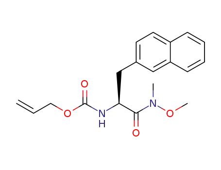 (S)-allyl 1-(methoxy(methyl)amino)-3-(naphthalen-2-yl)-1-oxopropan-2-ylcarbamate