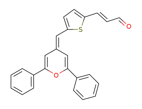 (E)-3-{5-[(2,6-diphenyl-4H-pyran-4-ylidene)methyl]thiophen-2-yl}acrylaldehyde