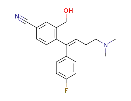 4-(E)-4-(dimethylamino)-1-(4-fluorophenyl)but-1-enyl-3-(hydroxymethyl)benzonitrile