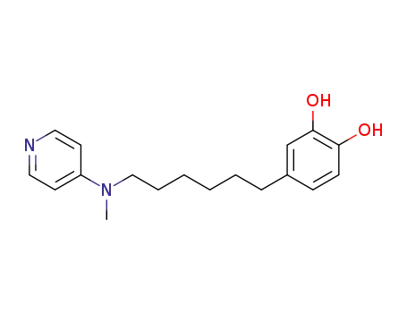 4-(6-(methyl(pyridin-4-yl)amino)hexyl)benzene-1,2-diol