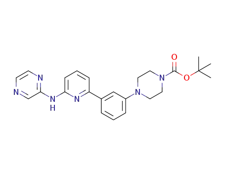 tert-butyl 4-{3-[6-(pyrazin-2-ylamino)pyridin-2-yl]phenyl}piperazine-1-carboxylate