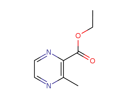 Molecular Structure of 25513-92-2 (ETHYL 3-METHYLPYRAZINE-2-CARBOXYLATE)
