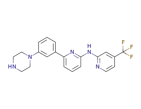 N-[6-(3-piperazin-1-ylphenyl)pyridin-2-yl]-4-(trifluoromethyl)pyridin-2-amine