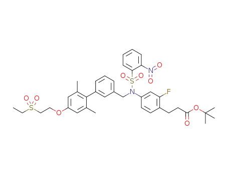 C<sub>38</sub>H<sub>43</sub>FN<sub>2</sub>O<sub>9</sub>S<sub>2</sub>