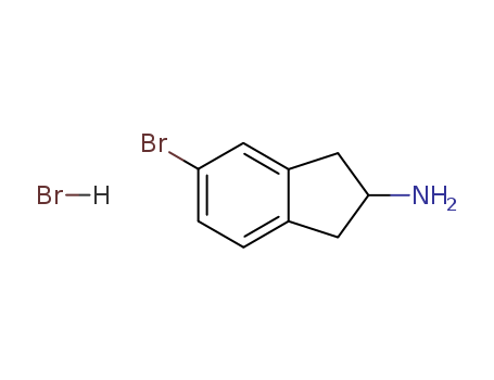 1H-Inden-2-amine,5-bromo-2,3-dihydro-, hydrobromide (1:1)