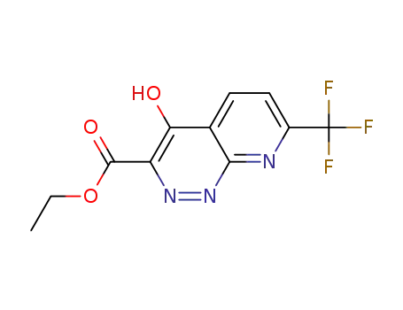 4-hydroxy-7-trifluoromethylpyrido[2,3-c]pyridazine-3-carboxylic acid ethyl ester