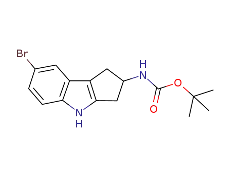 ((R,S)-7-Bromo-1,2,3,4-tetrahydro-cyclopenta[b]indol-2-yl)-carbamic acid tert-butyl ester