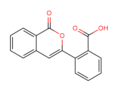 Benzoic acid, 2-(1-oxo-1H-2-benzopyran-3-yl)-