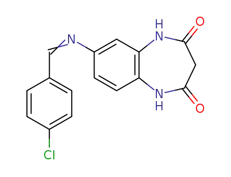 N-(2'-hydroxyl-4'-chlorobenzene-methylene-yl)-4'-iminobenzo[1',2'-d]-1,4-diazacycloheptane[2,3-d]-5,7-dione