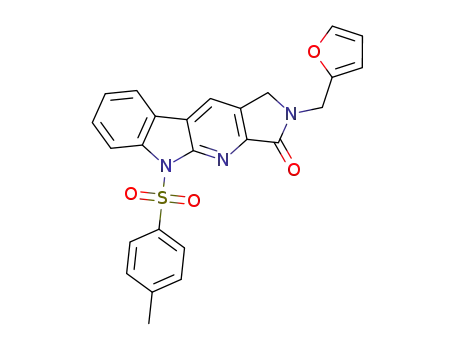 13-(furan-2-ylmethyl)-8-[(4-methylbenzene)sulfonyl]-8,10,13-triazatetracyclo[7.7.0.02,7.011,15]hexadeca-1<sup>(16)</sup>,2<sup>(7)</sup>,3,5,9,11<sup>(15)</sup>-hexaen-12-one