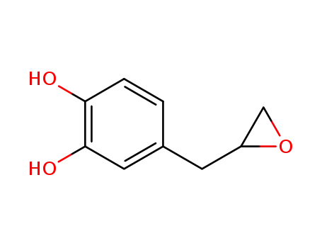 Molecular Structure of 62600-15-1 (1,2-Benzenediol, 4-(oxiranylmethyl)-)