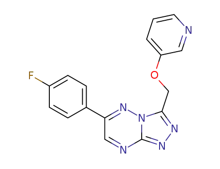 6-(4-fluorophenyl)-3-((pyridin-3-yloxy)methyl)[1,2,4]triazolo[4,3-b][1,2,4]triazine
