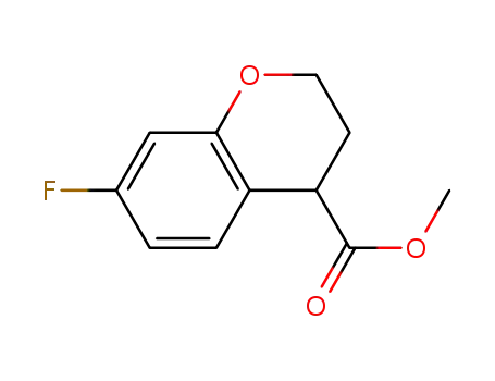 methyl 7-fluoro-3,4-dihydro-2H-chromene-4-carboxylate