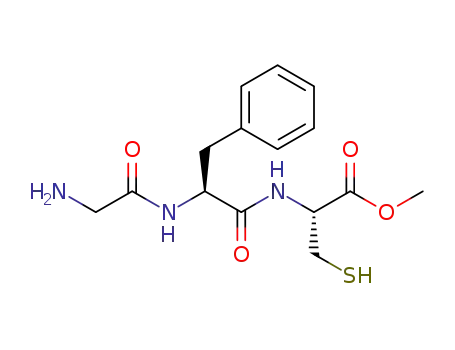 Molecular Structure of 1410792-72-1 (H-Gly-Phe-L-Cys-OCH<SUB>3</SUB>)