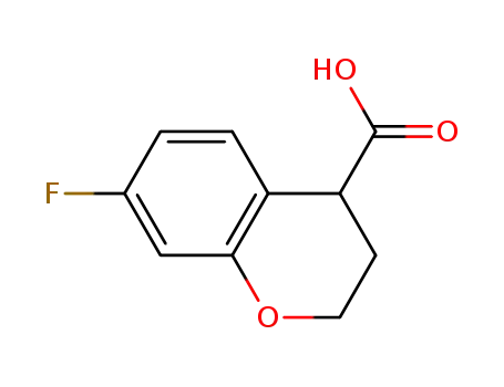 7-fluoro-3,4-dihydro-2H-chromene-4-carboxylic acid