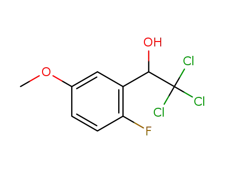 2,2,2-trichloro-1-(2-fluoro-5-methoxyphenyl)ethanol