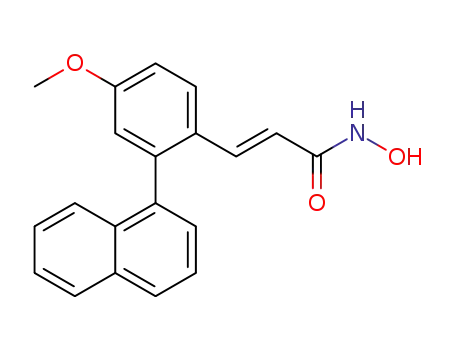 (E)-N-hydroxy-4-methoxy-2-(naphthalen-1-yl)cinnamamide