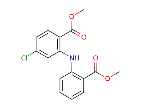 methyl-4-chloro-2-[2-(methoxycarbonyl)phenylamino]benzoate