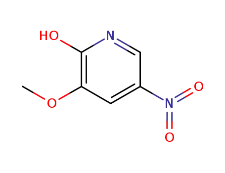 Molecular Structure of 75710-99-5 (3-Methoxy-5-nitropyridin-2-ol)