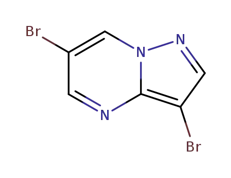 Molecular Structure of 55405-68-0 (3,6-Dibromopyrazolo[1,5-a]pyrimidine)