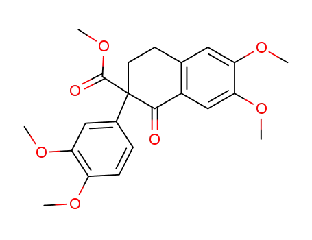 methyl 6,7-dimethoxy-2-(3,4-dimethoxyphenyl)-1-tetralone-2-carboxylate